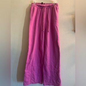 Out from under pink flare sweatpants urban outfitters